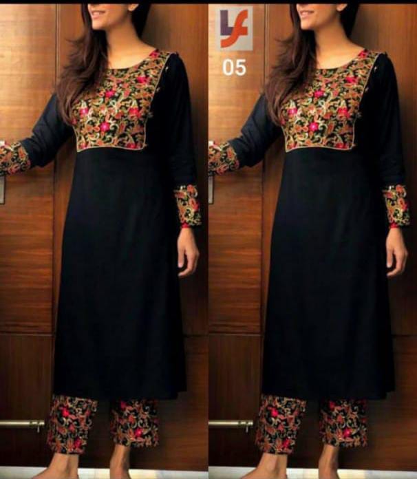 Premium Rayon Kurta Sets for Women-SHKS1134
