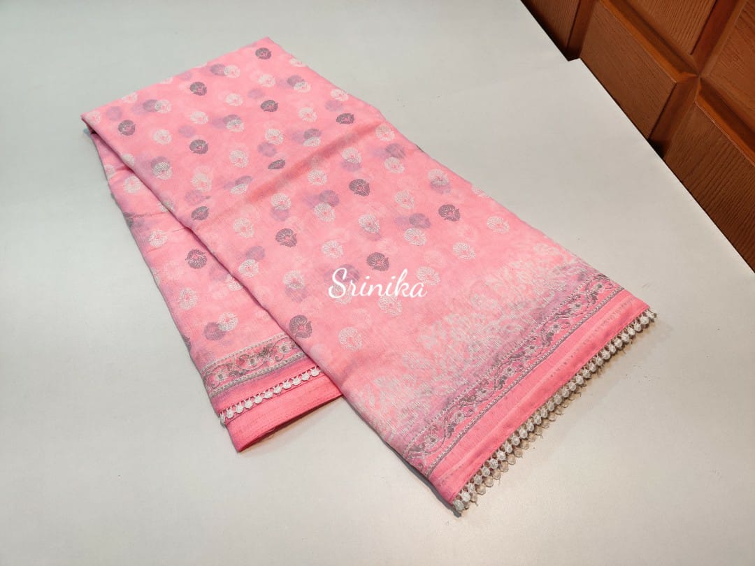Classy Linen Silk Saree Collections-SH0601