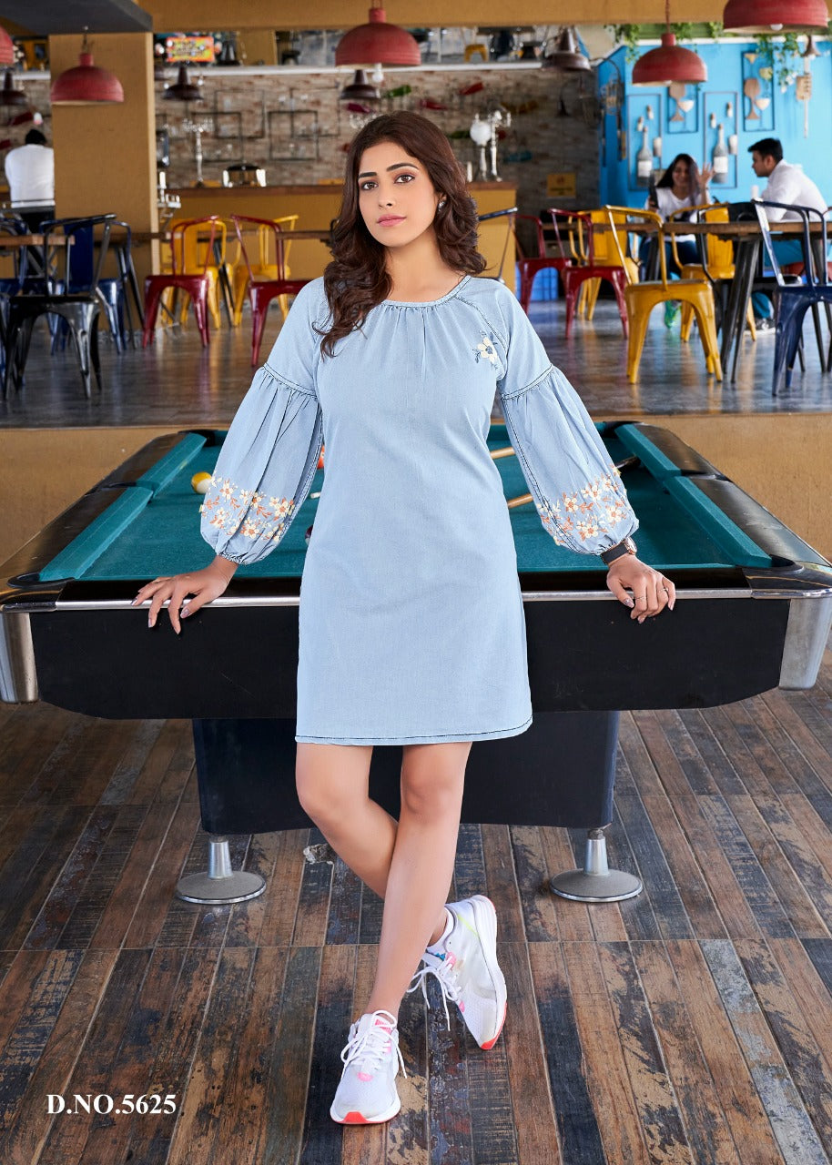 Stylish Denim Tunics-SHTU1071