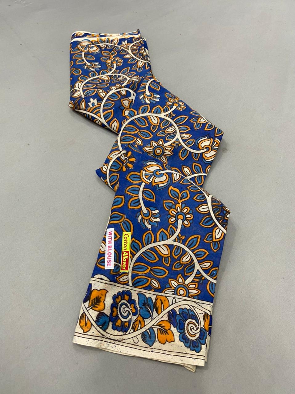 Kalamkari Cotton Saree Collections -SH0633