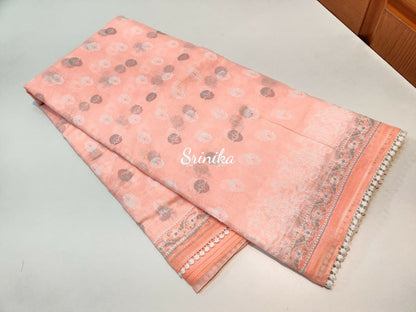 Classy Linen Silk Saree Collections-SH0601
