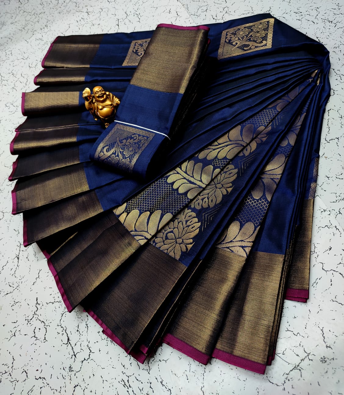 Fancy Silk Cotton Saree Collections-SH0599