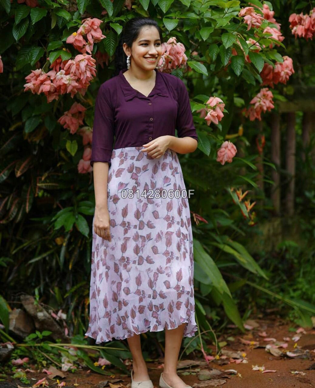 Heavy Georgette|Rayon Fusion Gowns for Women-SHK1135