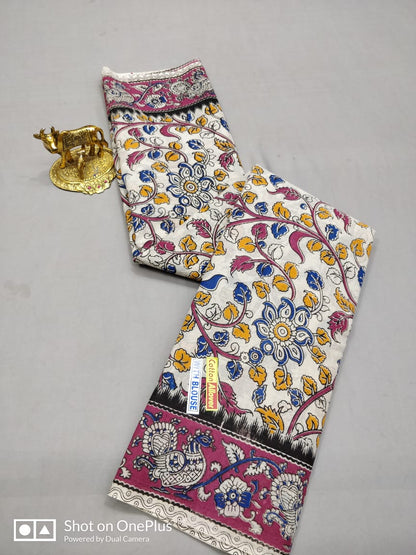Kalamkari Cotton Saree Collections -SH0633
