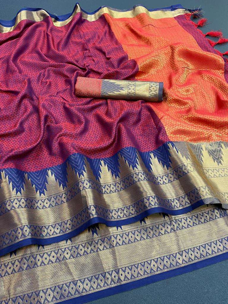 Cotton Silk Saree Collections-SH0620