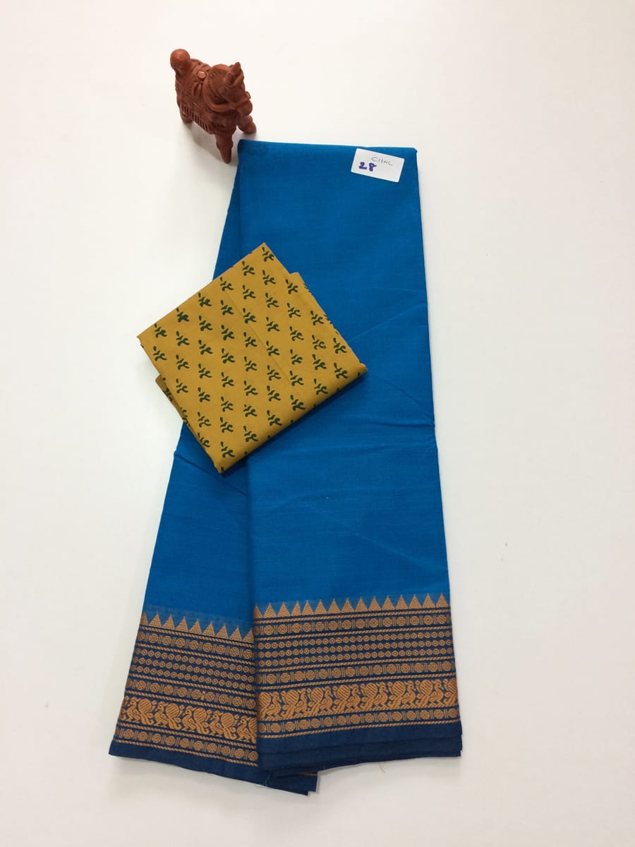 Chettinad Handloom Sarees - Nandhini Cotton