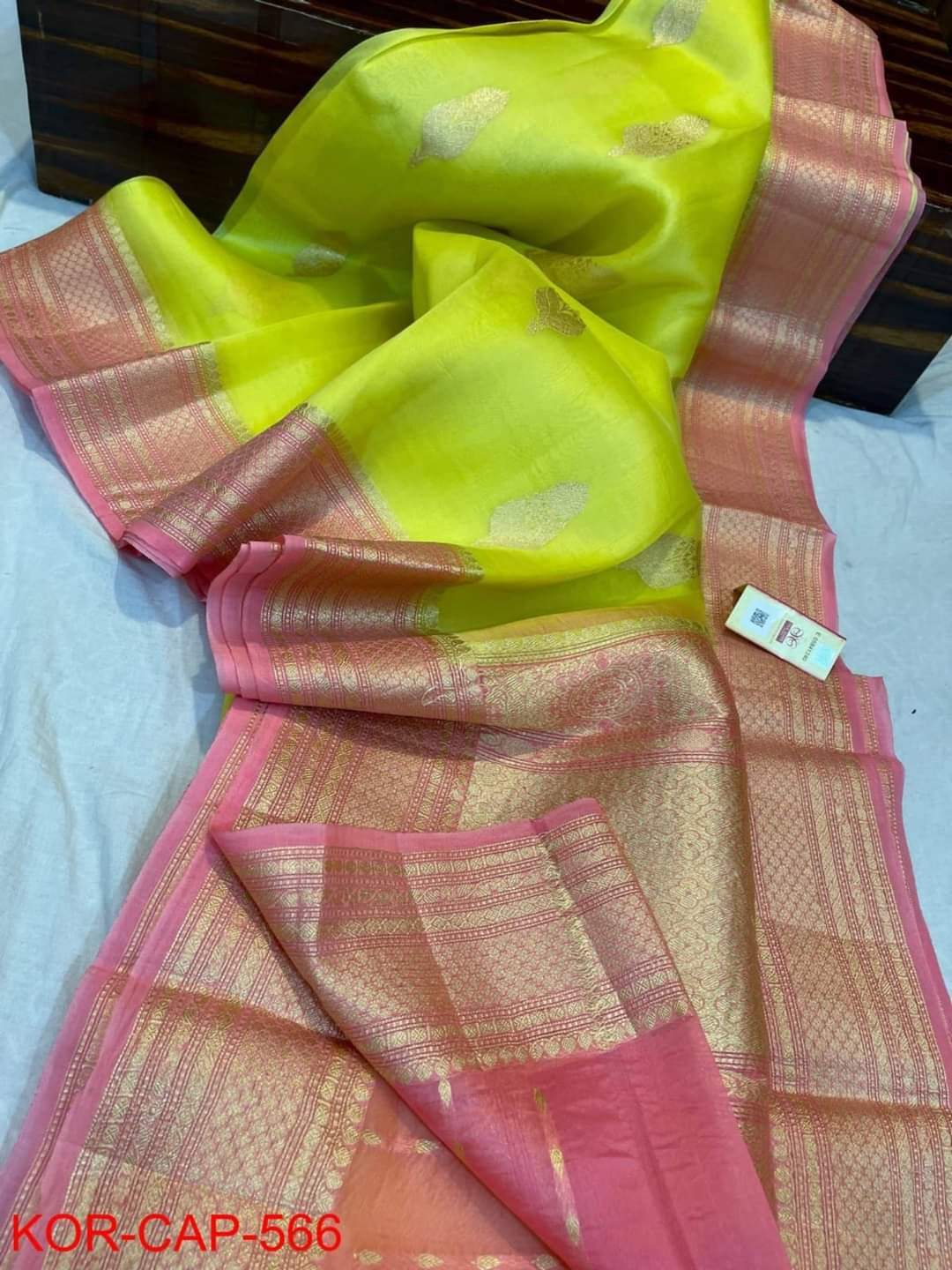 Beautiful Banarasi Kora Organza Saree Collections -SH0640