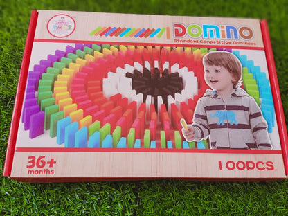 Wooden Big Sized Dominos Blocks for Kids - SHTM1019