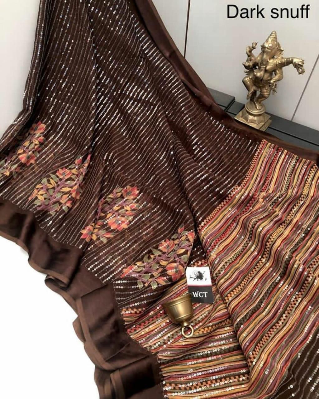 Designer Georgette Sarees -SH0568