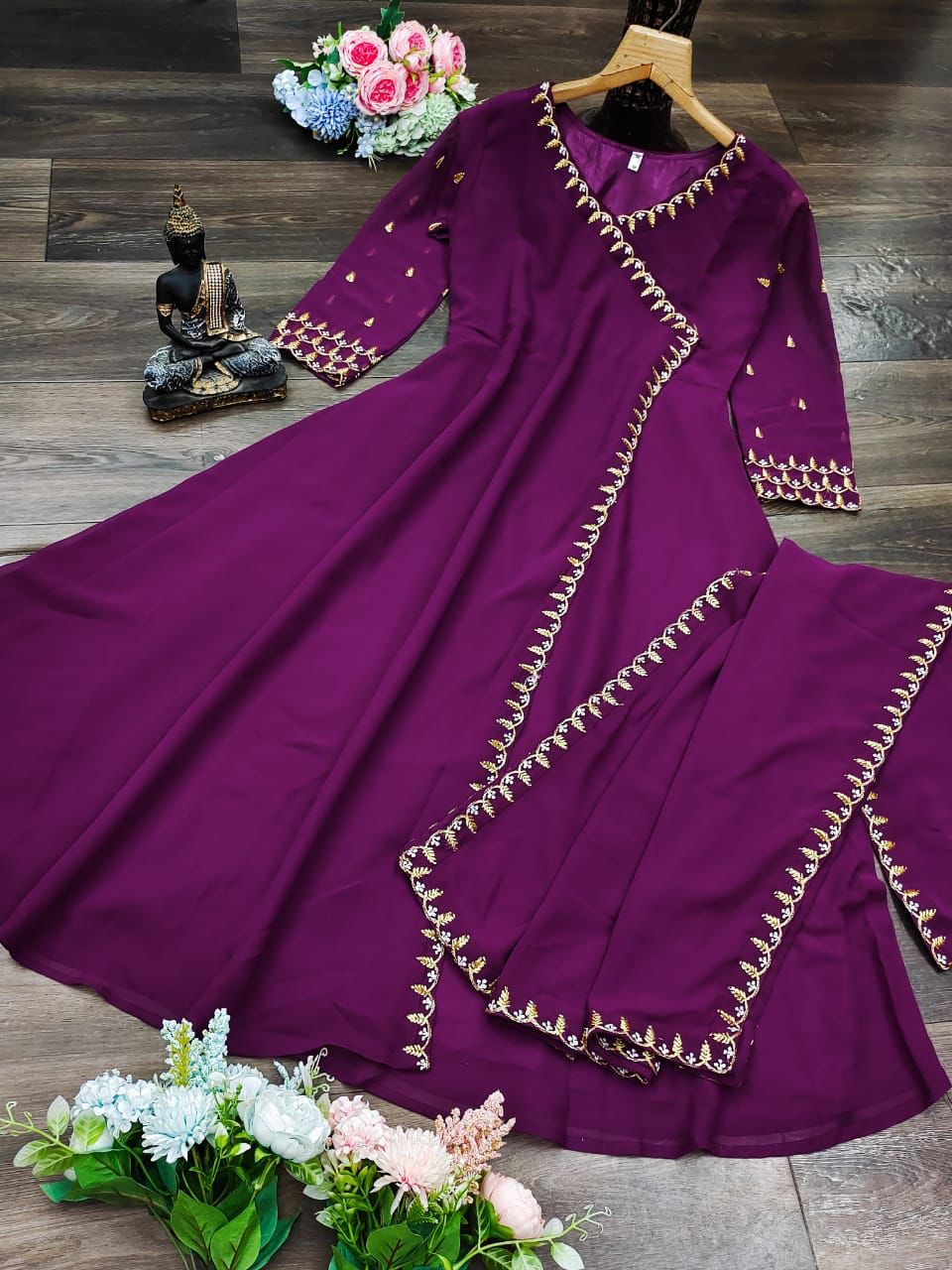 Solid Women Anarkali Kurta-SHK1092