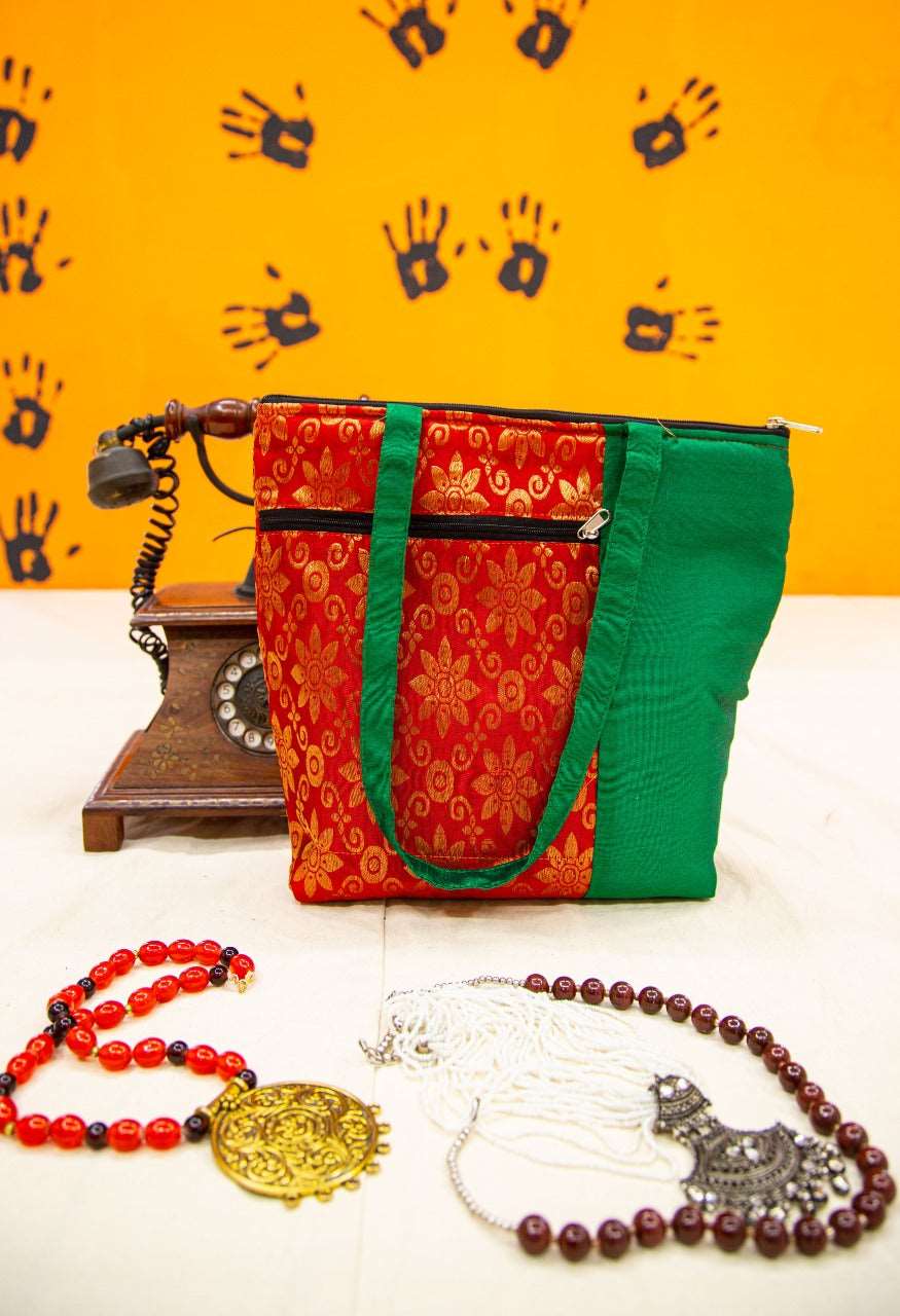 Brocade Handbags-SHB1011