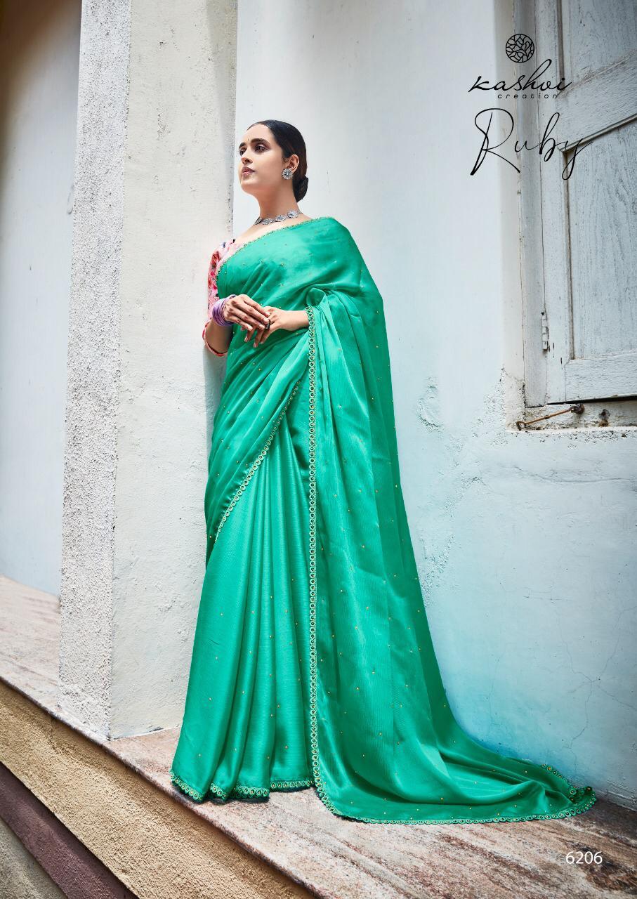 Moss Chiffon Designer Saree Collections-SH0591