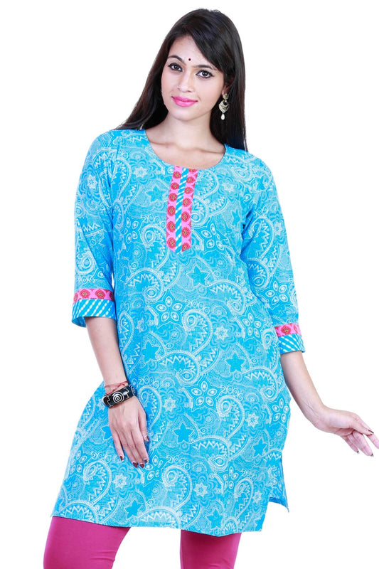 Jaipur Printed Cotton Kurtas for Women-SHK1109