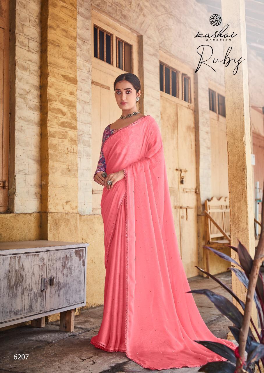Moss Chiffon Designer Saree Collections-SH0591