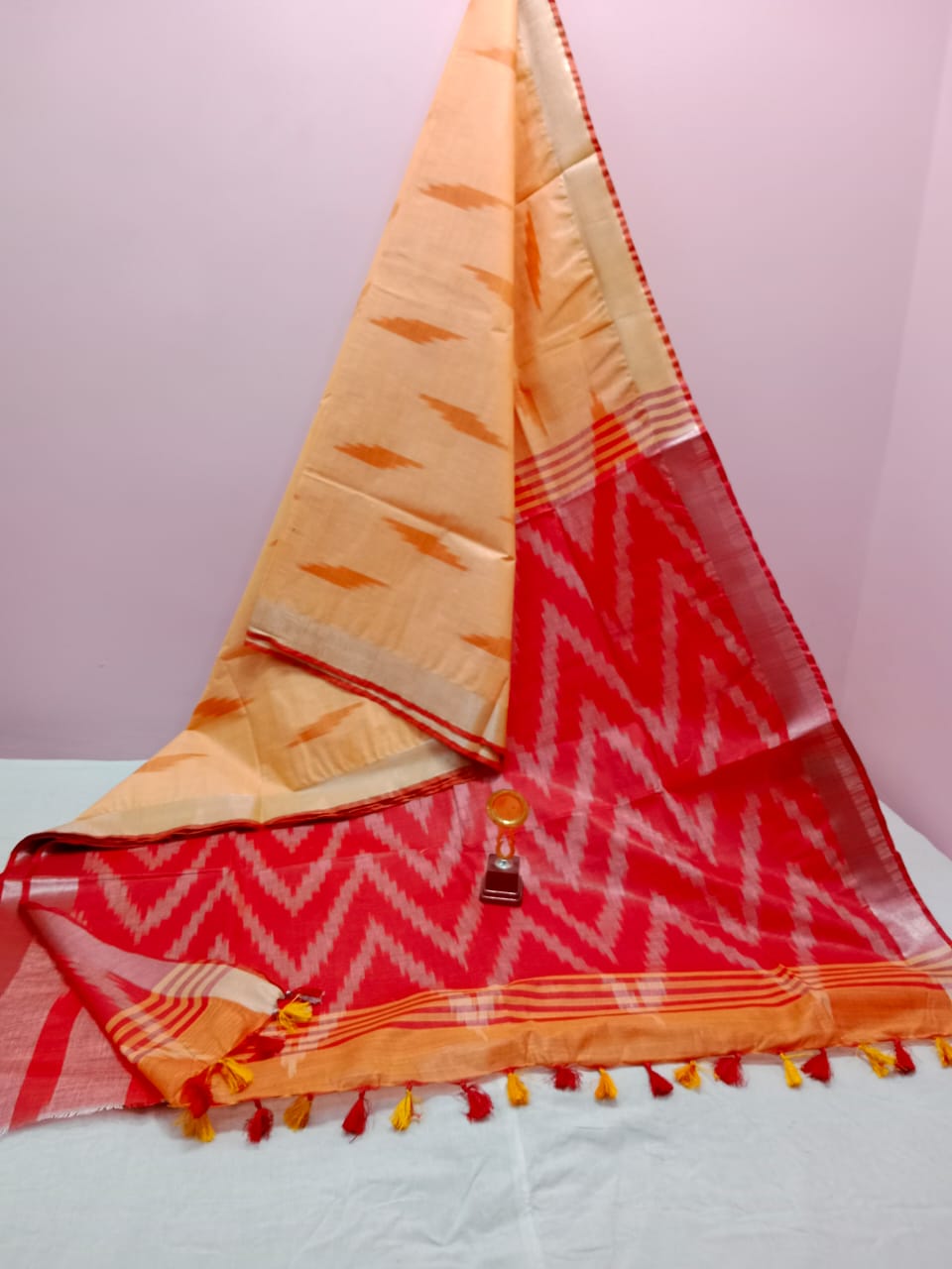 Cotton Ikkat Saree Collections-SH0619