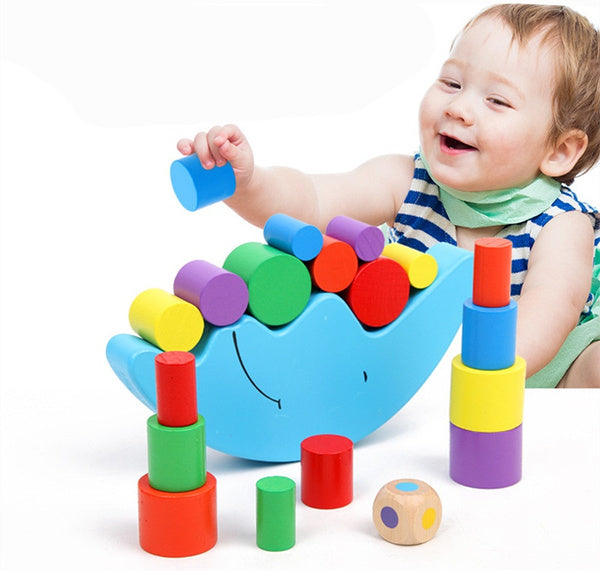 Colorful Moon Shaped Blocks for Kids - SHTM1037