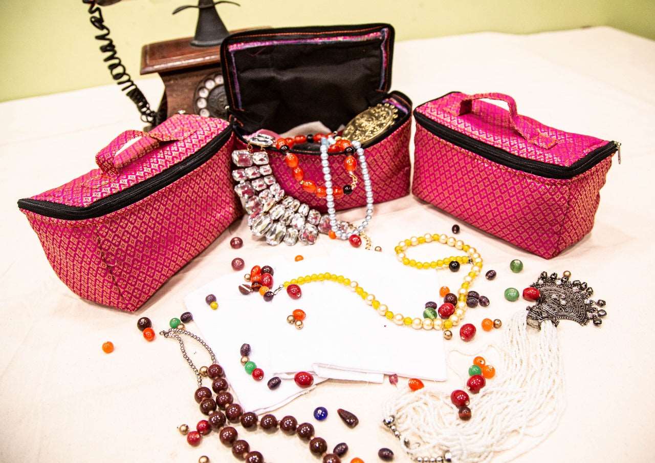 Brocade Accessories Pouch-SHB1042