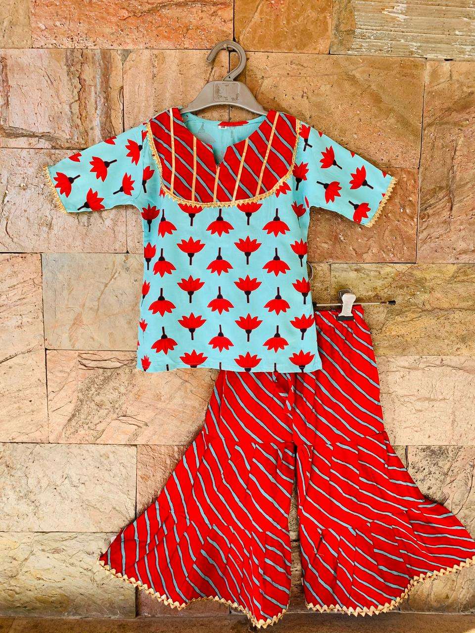 Brother Sister Twinning Ethnic Sets for Girls- SHG1057
