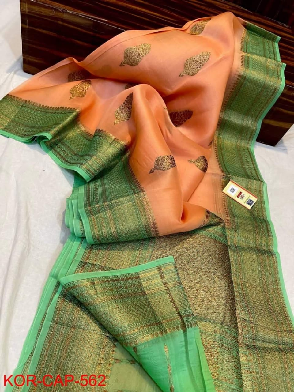 Beautiful Banarasi Kora Organza Saree Collections -SH0640