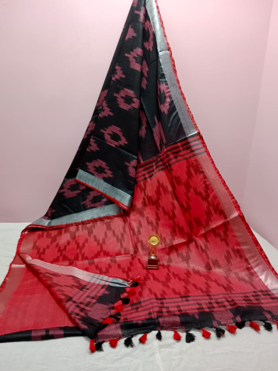 Cotton Ikkat Saree Collections-SH0619