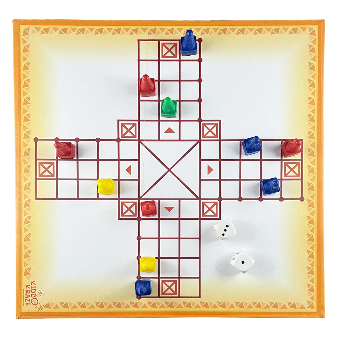 Kiddokraze 6 in 1 Family Board Games-SHTK1000