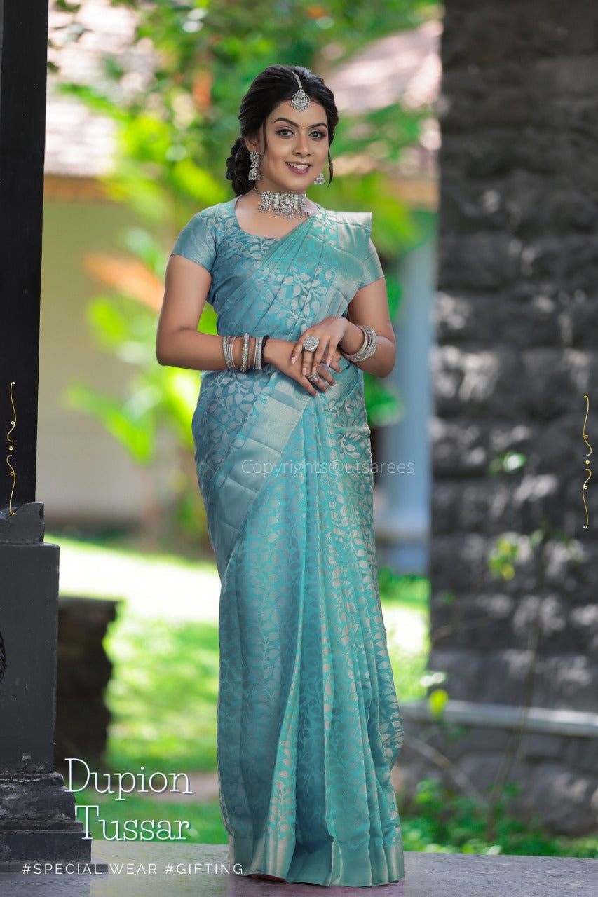 Dupion Silk Saree Collections - SH0613