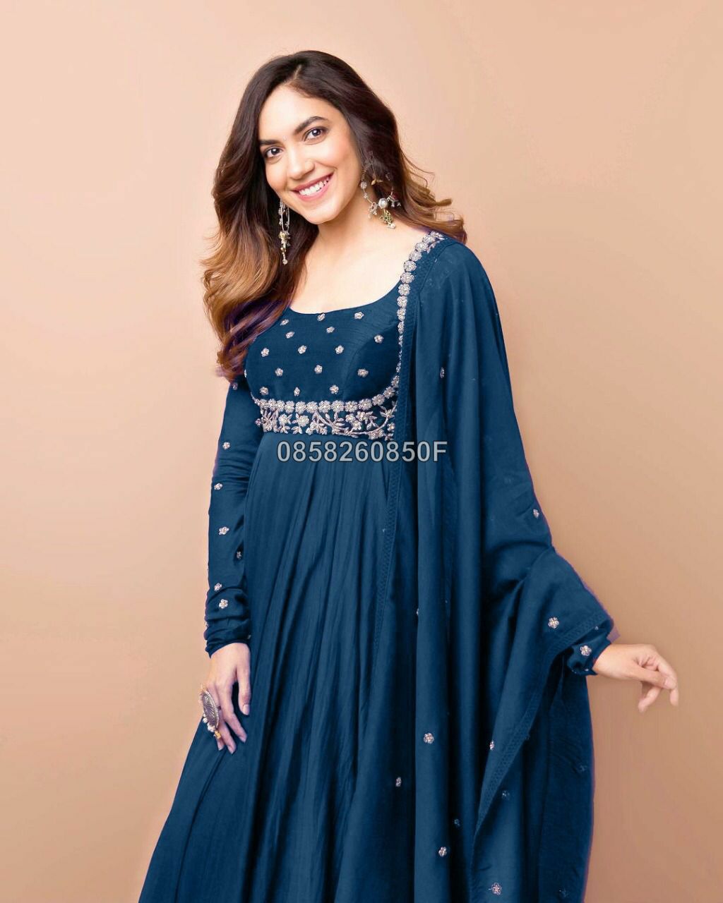 Georgette Designer Kurta Sets for Women-SHKS1153