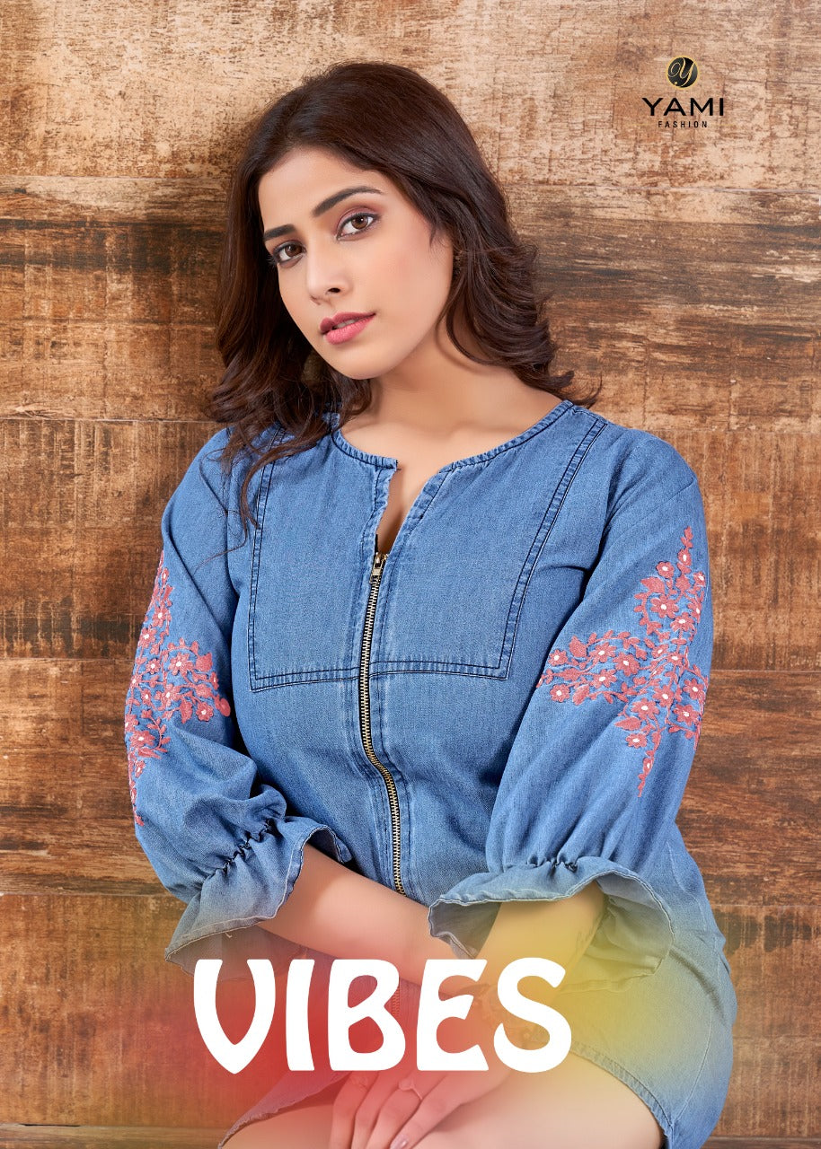 Stylish Denim Tunics-SHTU1071