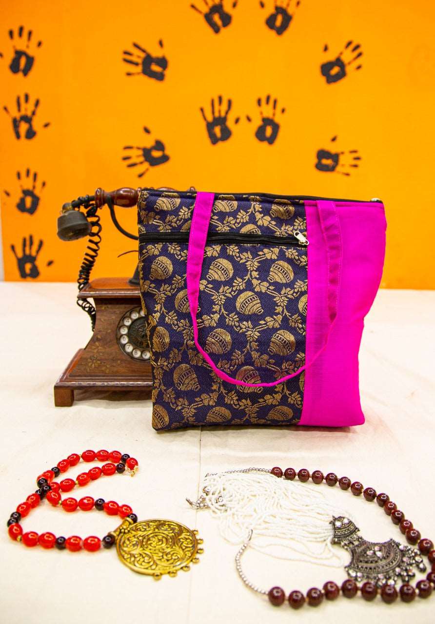 Brocade Handbags-SHB1011