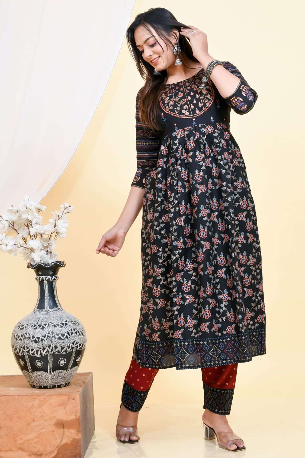 Classy Handwork Anarkali Kurta Sets for Women-SHKS1142