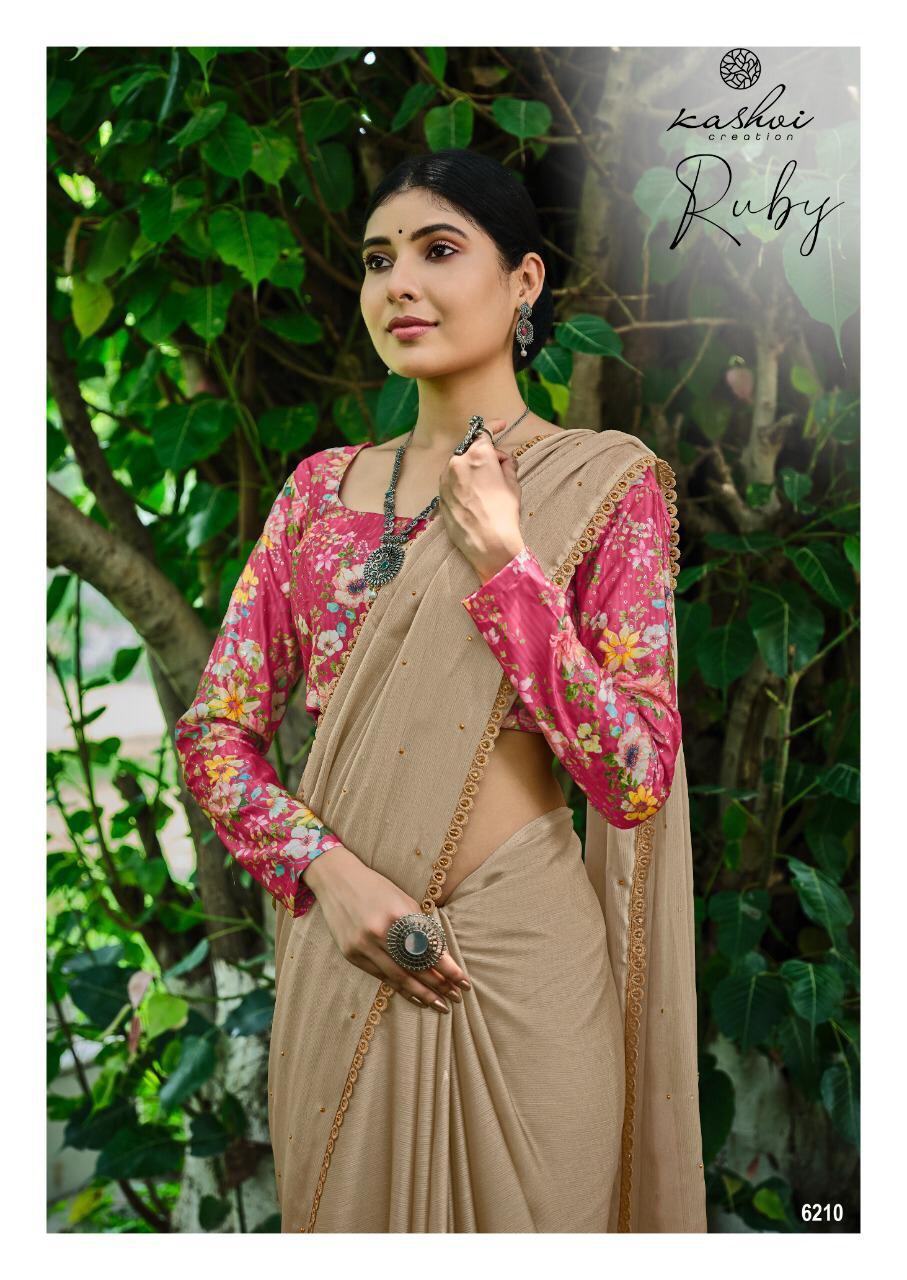 Moss Chiffon Designer Saree Collections-SH0591