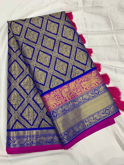 Handloom Kanchivaram Katan Silk Sarees-SH1008