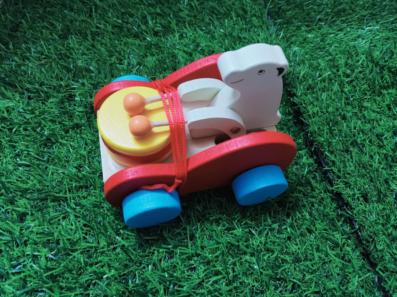 Wooden Cart with Joker for Kids - SHTM1114