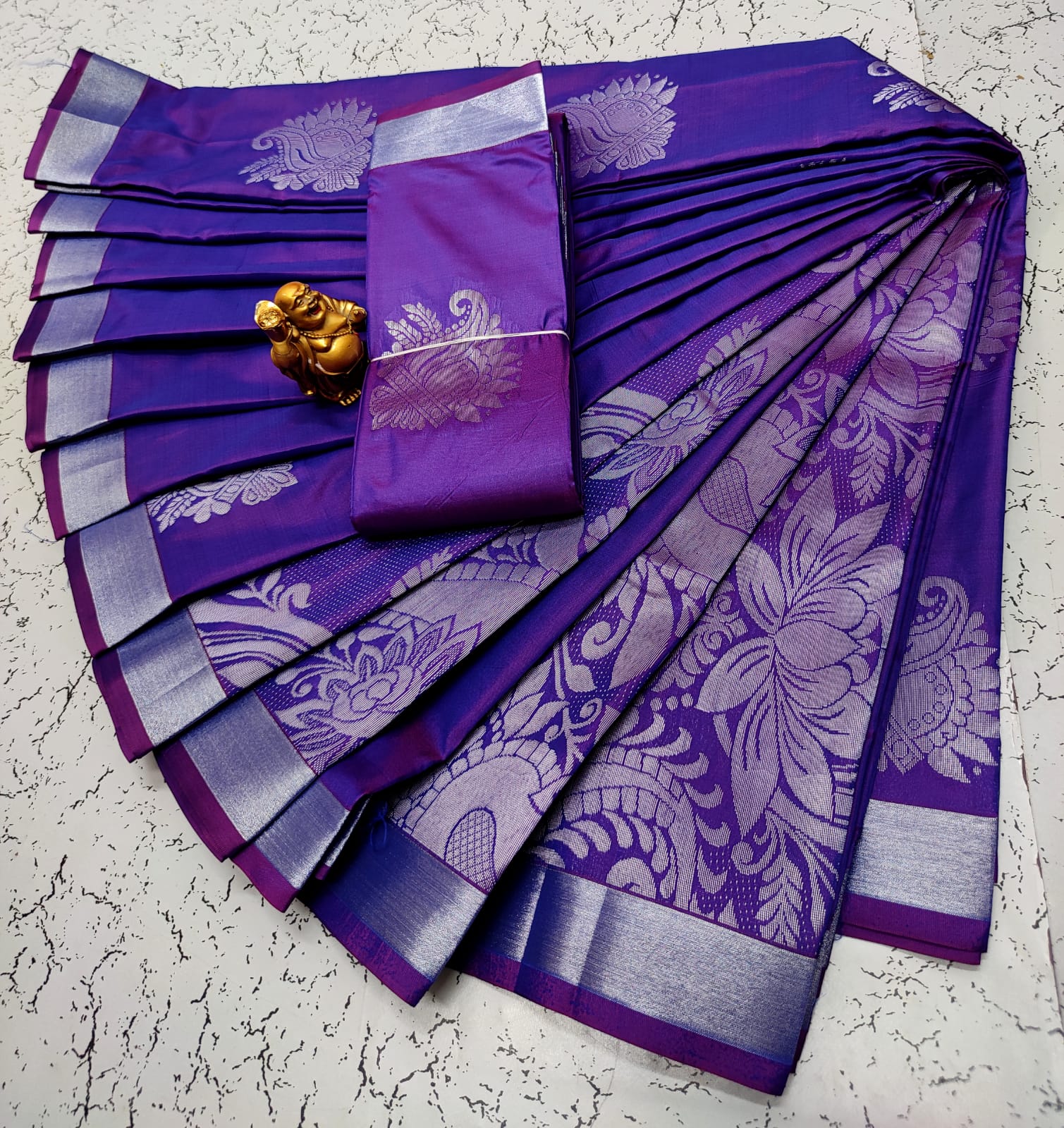 Fancy Silk Cotton Saree Collections-SH0599