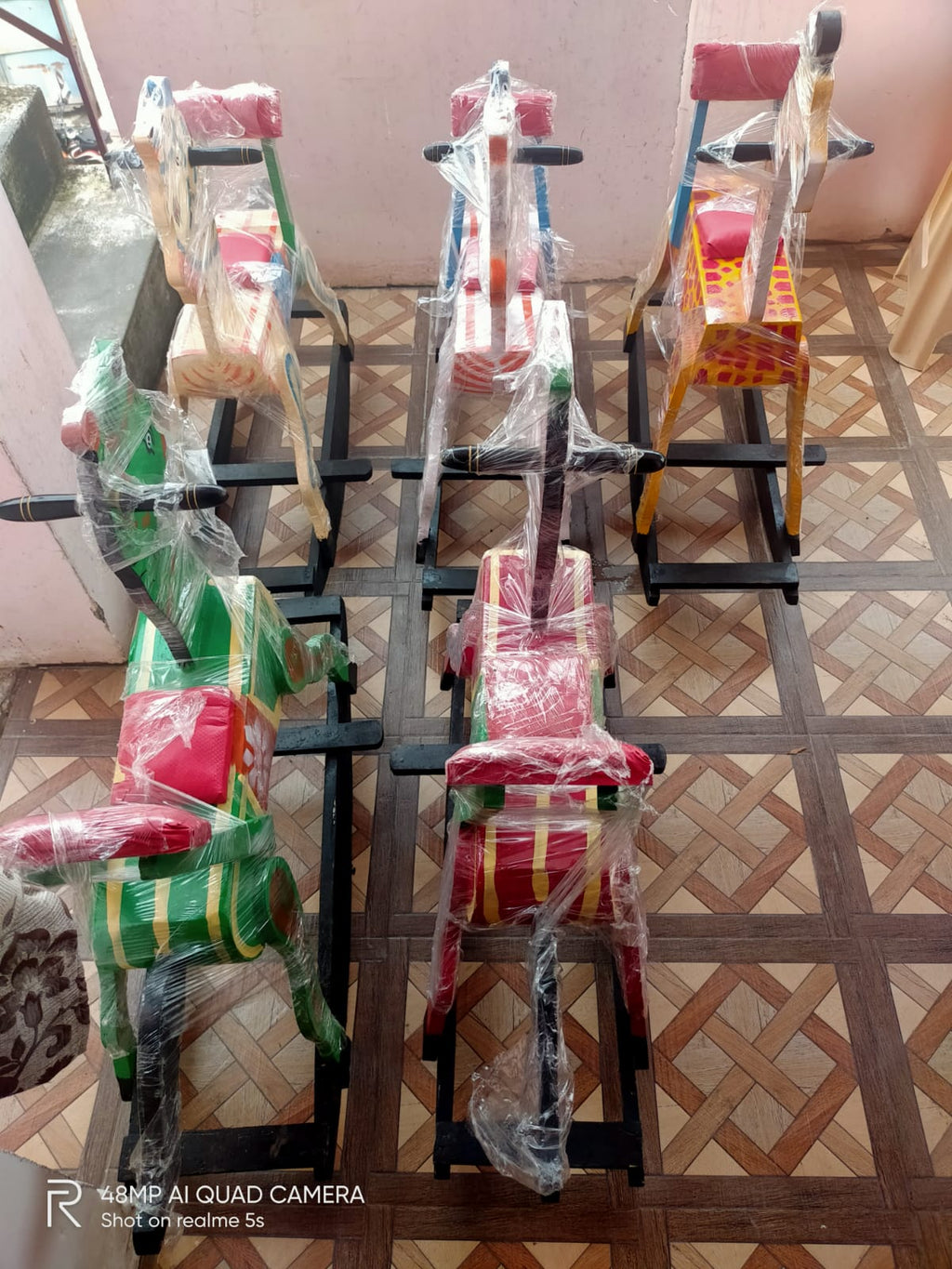 Wood Rocking Horses for Kids - SHTM1034