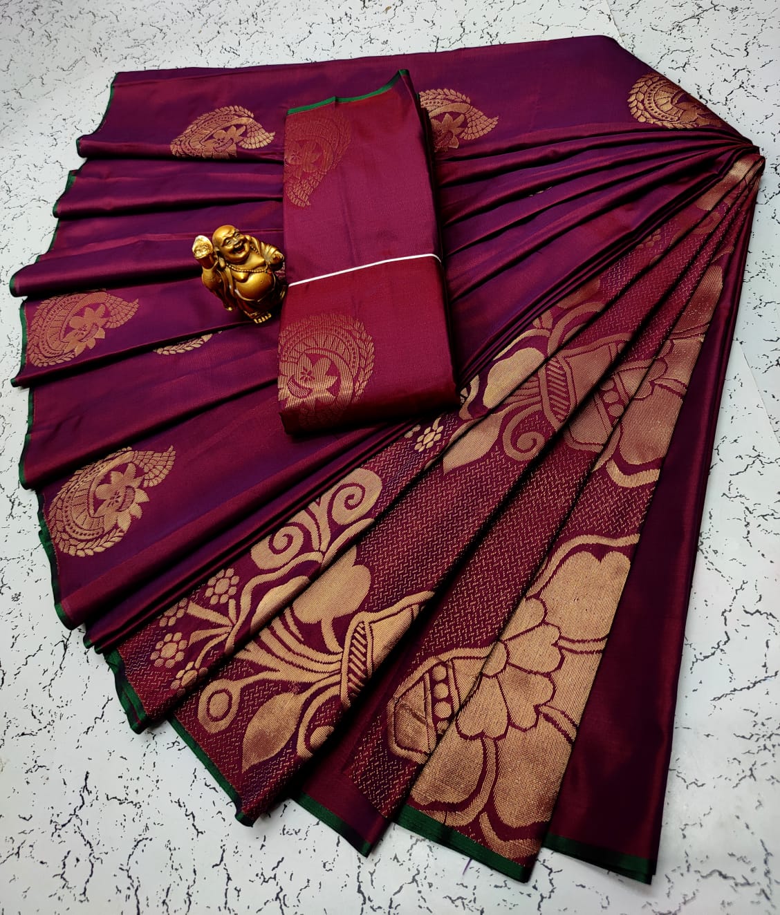 Fancy Silk Cotton Saree Collections-SH0599