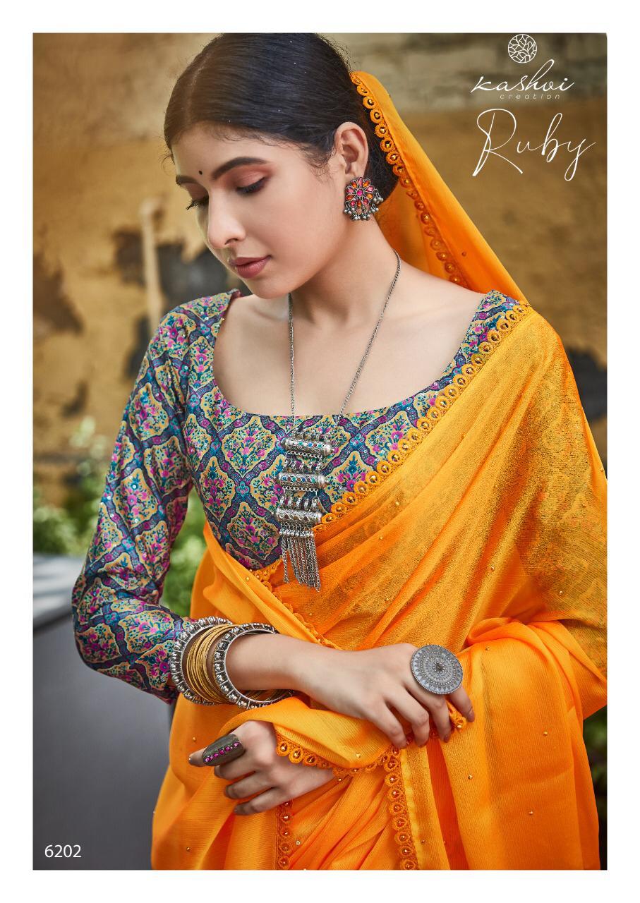 Moss Chiffon Designer Saree Collections-SH0591