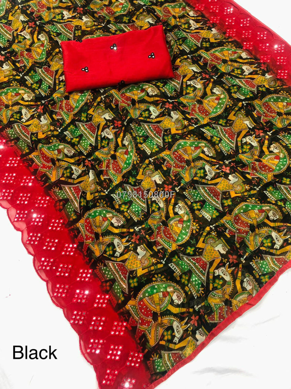 Light weight Georgette Sarees -SH0628