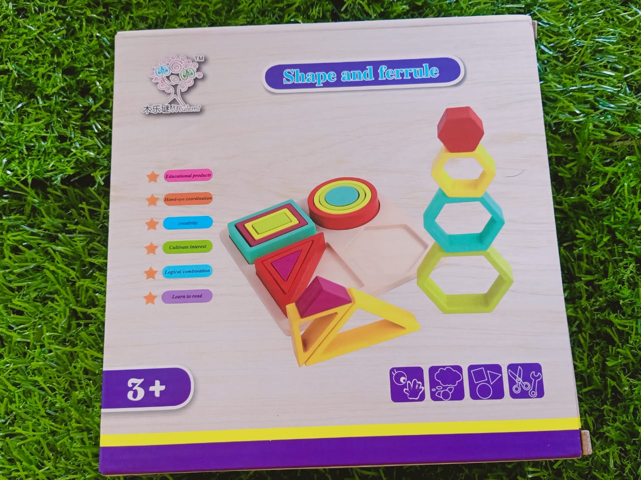 Shape And Ferrule Puzzle Toys for Kids-SHTM1110