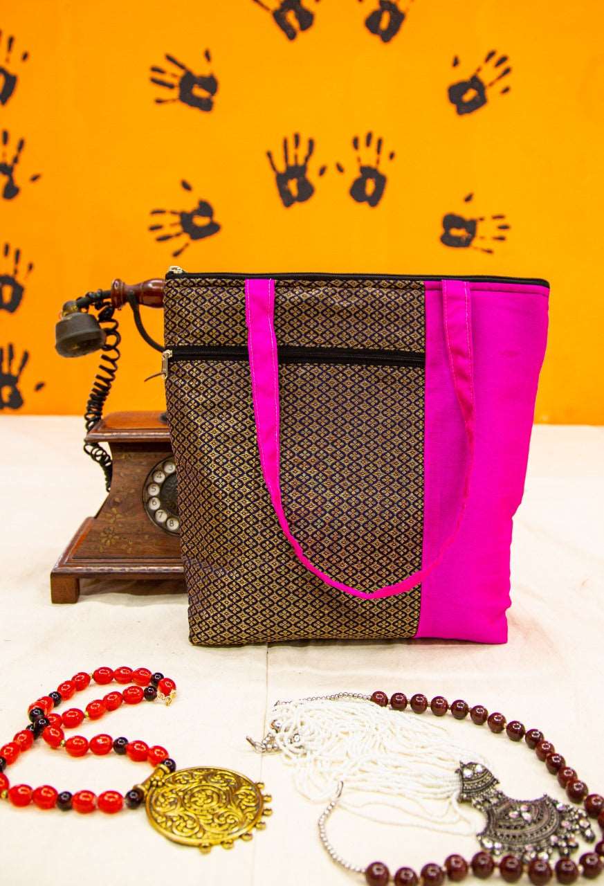 Brocade Handbags-SHB1011