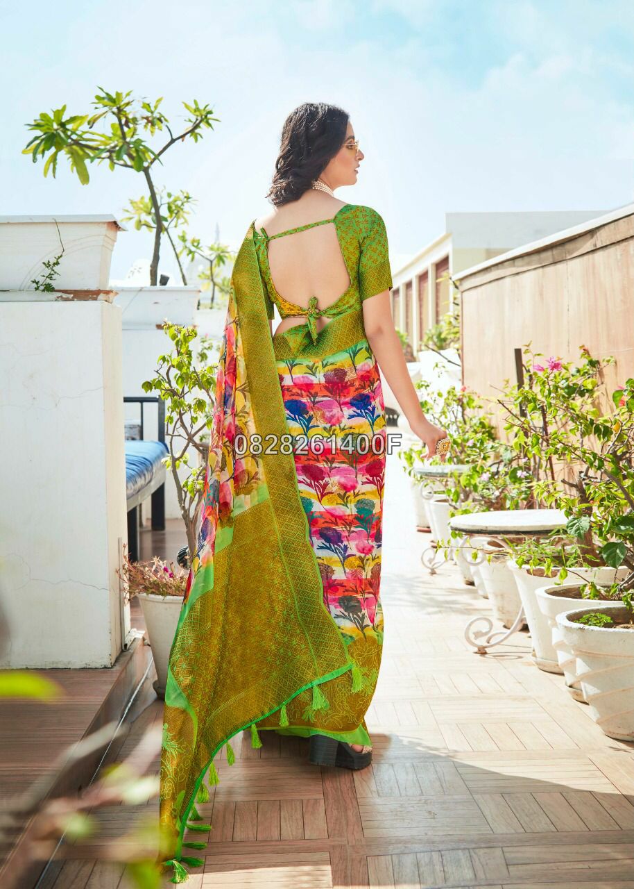Ethnic Soft Cotton Saree Collections -SH0634