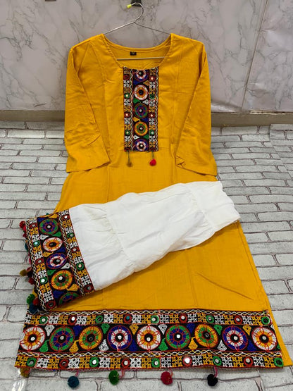 Ethnic Kurta Skirt Sets for Women-SHKS1029