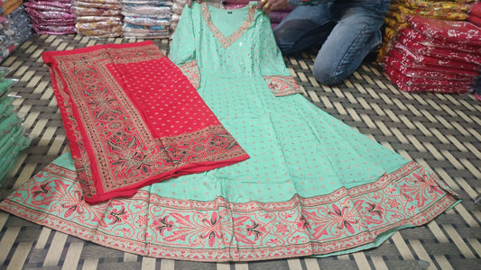 Festive Kurta Sets for Women-SHKS1061