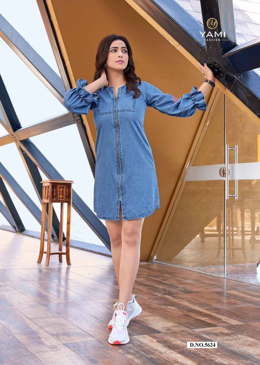 Stylish Denim Tunics-SHTU1071