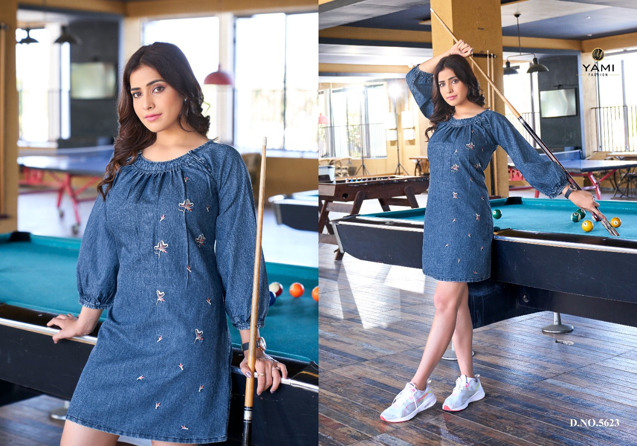 Stylish Denim Tunics-SHTU1071