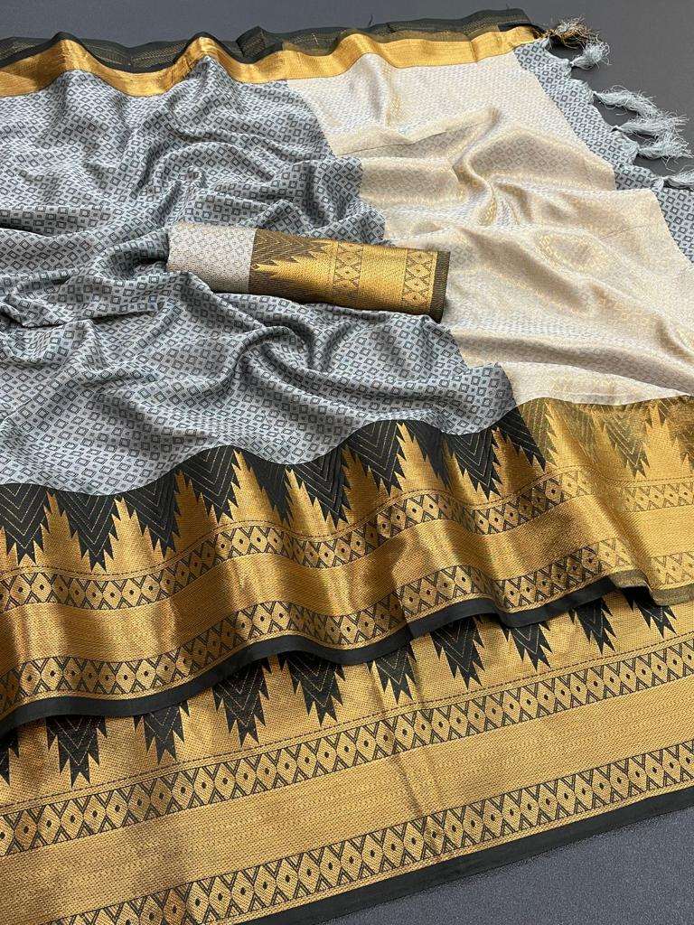 Cotton Silk Saree Collections-SH0620