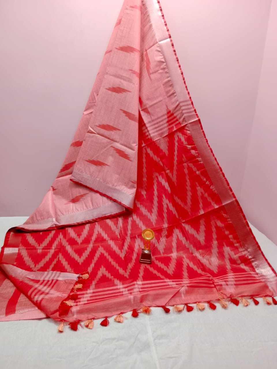 Cotton Ikkat Saree Collections-SH0619