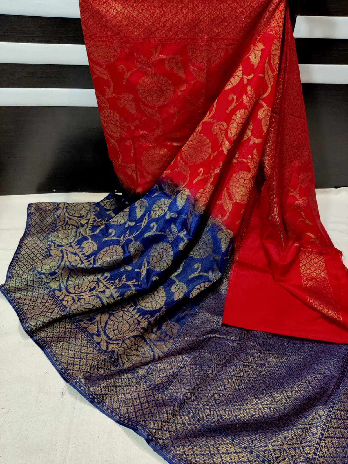 Semi Dupion Soft Silk Sarees -SH0629