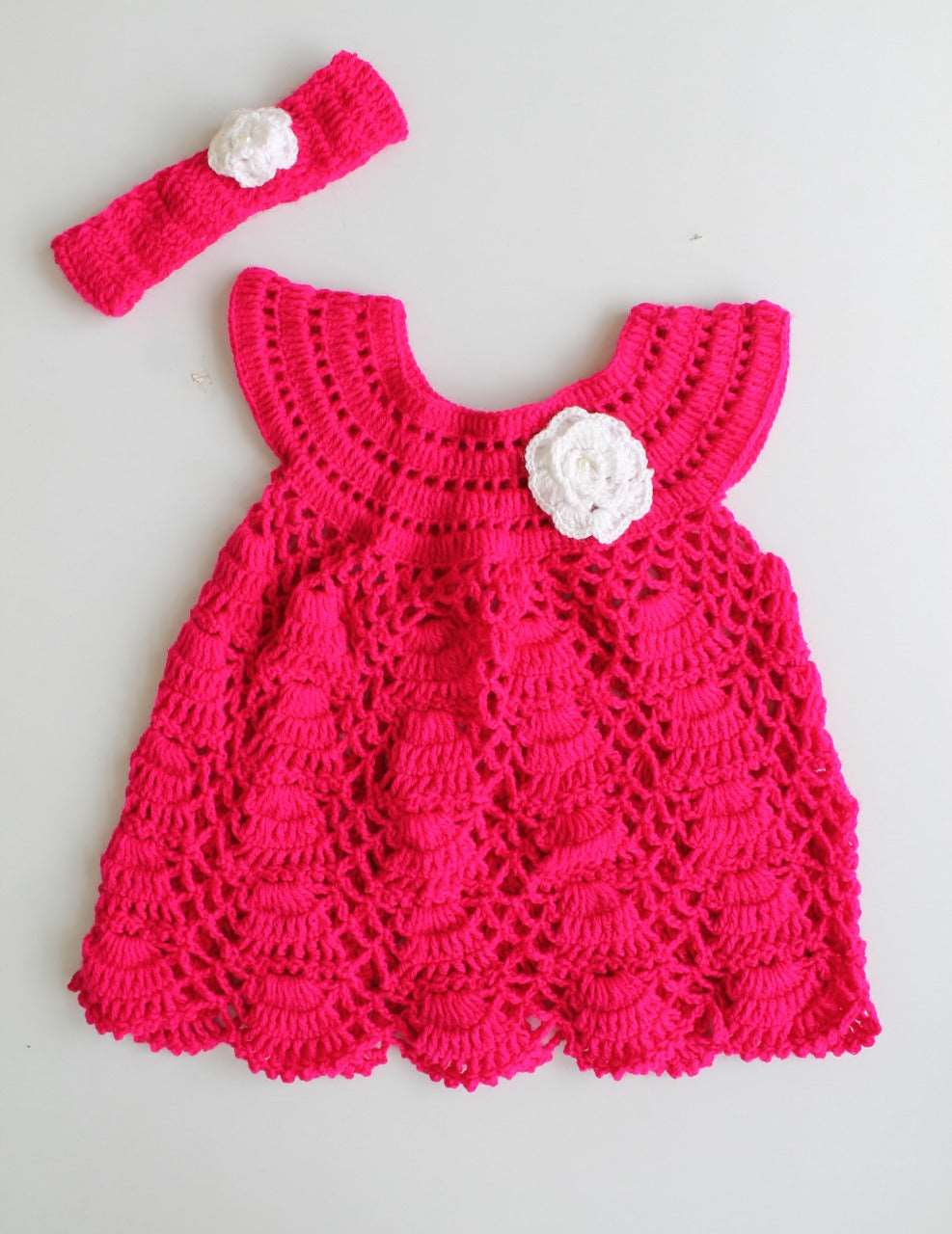 Casual Woolen Frocks for Girls- SHG1059