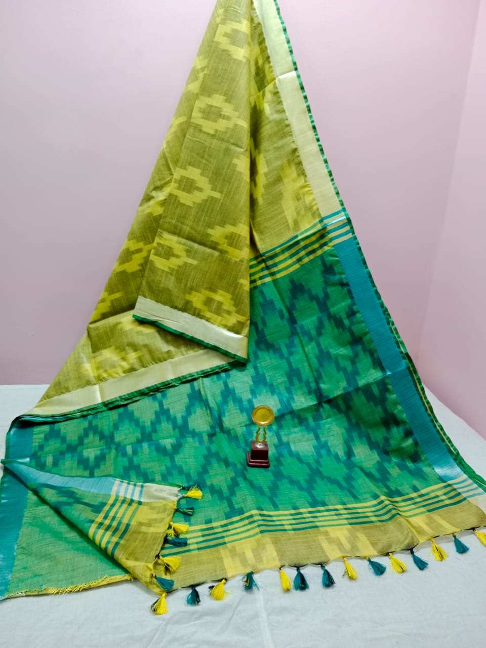 Cotton Ikkat Saree Collections-SH0619